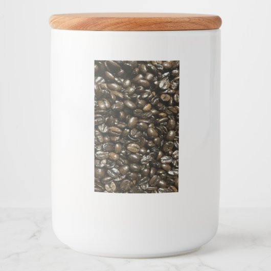 Kaffeebohnen Lebensmitteletikett (Vorderseite)