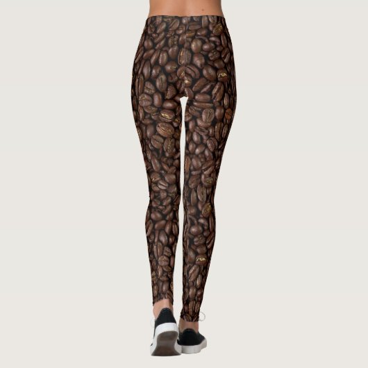 Kaffeebohnen Leggings (Rückseite)