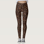 Kaffeebohnen Leggings (Vorderseite)