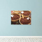 Kaffeebohnen Leinwanddruck (Insitu (Holzboden))