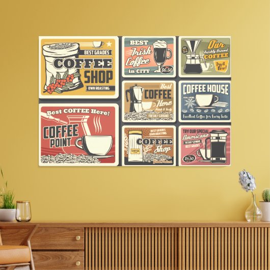 Kaffeebohnen Leinwanddruck (Insitu (Wohnzimmer))