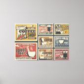 Kaffeebohnen Leinwanddruck (Vorderseite)