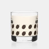 Kaffeebohnen-Marken-Geschäft Professionell Whiskyglas (Links)