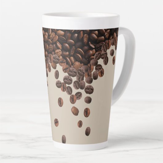 Kaffeebohnen Milchtasse (Rechte Ecke)