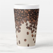 Kaffeebohnen Milchtasse (Vorderseite)