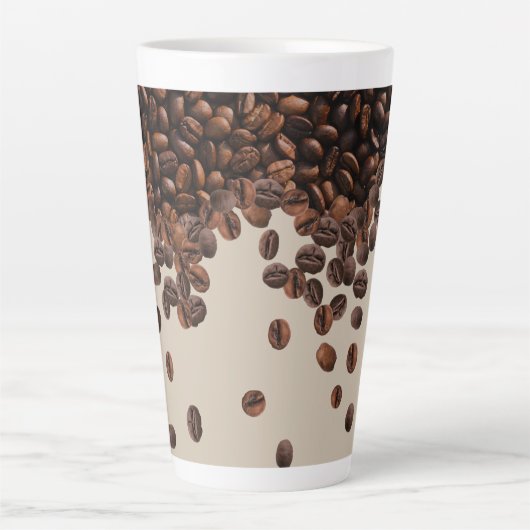 Kaffeebohnen Milchtasse (Vorderseite)