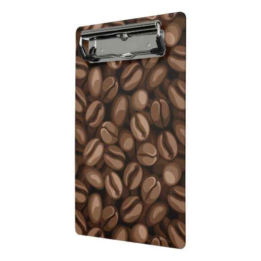 Kaffeebohnen Mini Klemmbrett (Gewinkelt2)