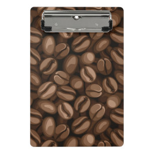 Kaffeebohnen Mini Klemmbrett