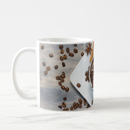 Kaffeebohnen modern kaffeetasse (Links)