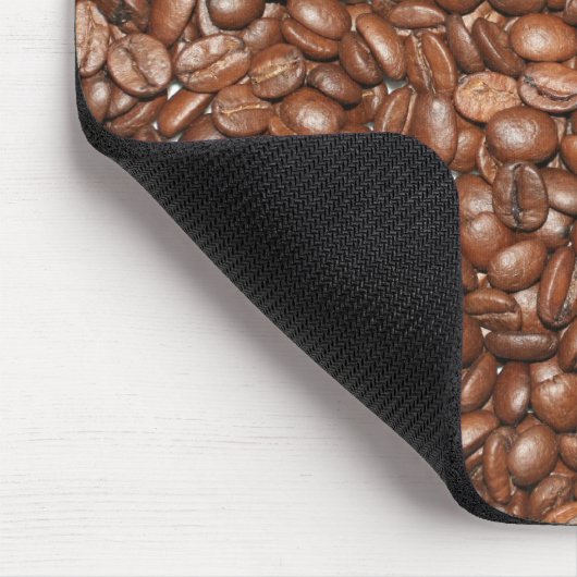 Kaffeebohnen Mousepad (Ecke)