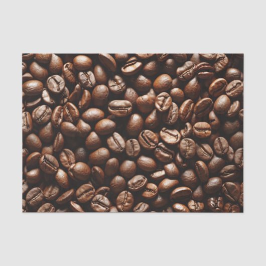 Kaffeebohnen-Muster-Decoupage Seidenpapier (Vorderseite)