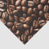 Kaffeebohnen-Muster-Decoupage Seidenpapier (Ausschnitt)