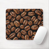 Kaffeebohnen-Muster Mousepad (Mit Mouse)