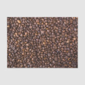 Kaffeebohnen-Muster Seidenpapier (Vorderseite)