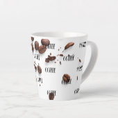 Kaffeebohnen-Muster Tasse (Rechte Ecke)