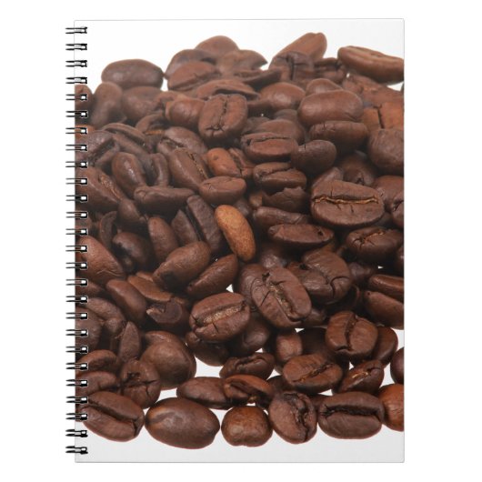 Kaffeebohnen Notizblock (Vorderseite)