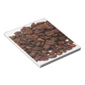 Kaffeebohnen Notizblock (angewinkelt)
