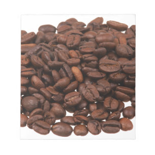 Kaffeebohnen Notizblock