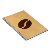 Kaffeebohnen Notizblock (Rechte Seite)