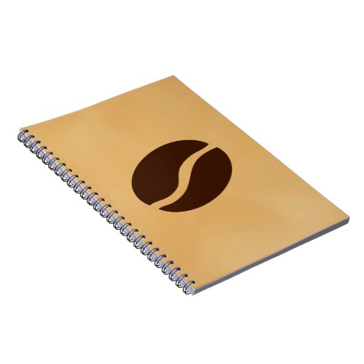 Kaffeebohnen Notizblock (Rechte Seite)