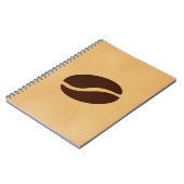 Kaffeebohnen Notizblock (Linke Seite)