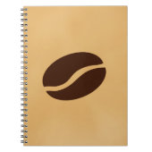 Kaffeebohnen Notizblock (Vorderseite)