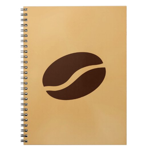 Kaffeebohnen Notizblock (Vorderseite)