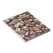 Kaffeebohnen Notizblock (angewinkelt)