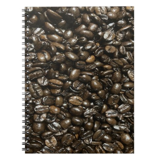 Kaffeebohnen Notizblock (Vorderseite)