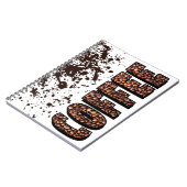 Kaffeebohnen Notizblock (Linke Seite)