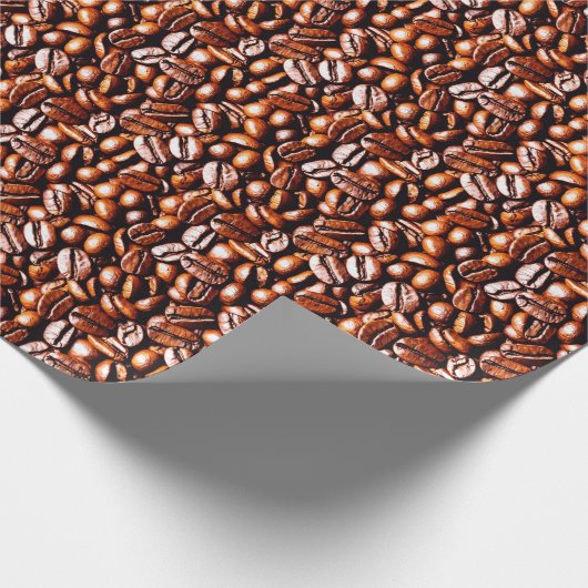 Kaffeebohnen Packpapier (Ecke)