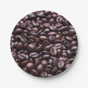 Kaffeebohnen-Papier-Teller Pappteller