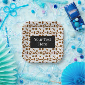 Kaffeebohnen Pappteller (Party)