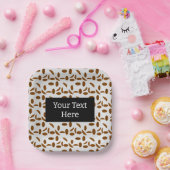 Kaffeebohnen Pappteller (Party)