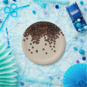 Kaffeebohnen Pappteller (Party)