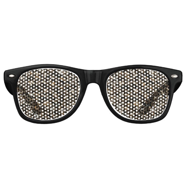 Kaffeebohnen Partybrille (Vorderseite)