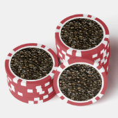 Kaffeebohnen Pokerchips (Stapel)