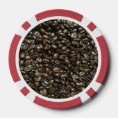 Kaffeebohnen Pokerchips (Rückseite)