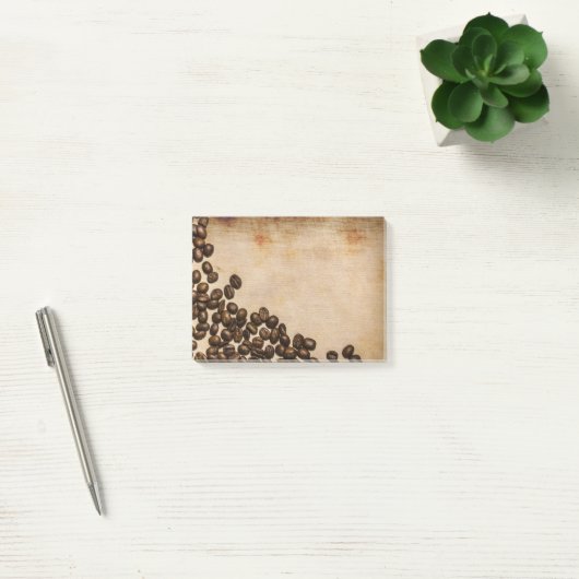 Kaffeebohnen Post It Notes Post-it Klebezettel (Büro)