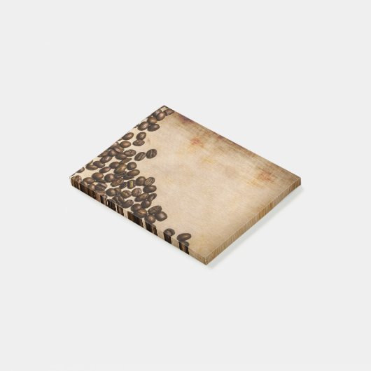 Kaffeebohnen Post It Notes Post-it Klebezettel (angewinkelt)