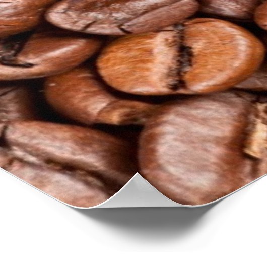 Kaffeebohnen Poster (Ecke)