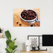 Kaffeebohnen Poster (Heimbüro)