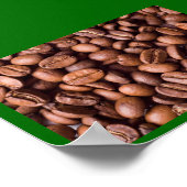 Kaffeebohnen Poster (Ecke)