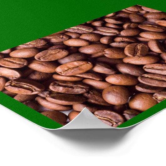 Kaffeebohnen Poster (Ecke)