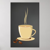 Kaffeebohnen Poster (Vorne)