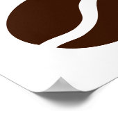 Kaffeebohnen Poster (Ecke)