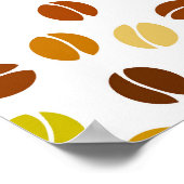 Kaffeebohnen Poster (Ecke)
