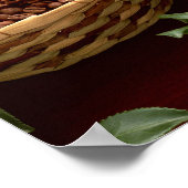 Kaffeebohnen Poster (Ecke)