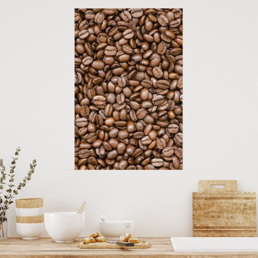 Kaffeebohnen Poster (Küche)