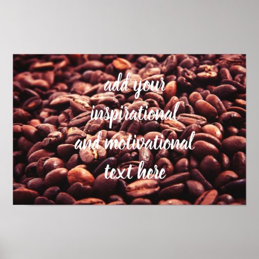 Kaffeebohnen Poster (Vorne)
